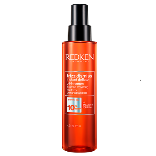 Несмываемое масло-сыворотка для дисциплины всех типов непослушных волос - Redken Frizz Dismiss Instant Deflate 